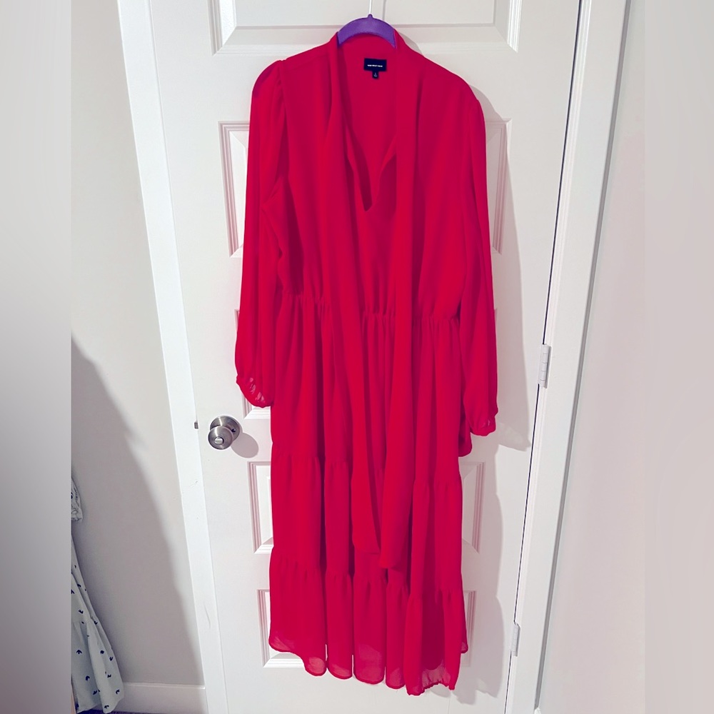 Who What Wear Tiered Maxi Dress
